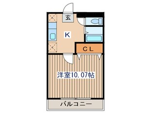 パームクレストの物件間取画像